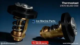Thermostat 17670-90J00-000 for SUZUKI Outboards &mdash; Reliable Engine Temperature Control | ICE Marine