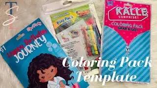 COLORING PACK TEMPLATE | MAKE IT WITH CRICUT | TAM’S SWEET LIFE