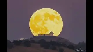 Moon Rise over Lick Observatory -10-6-2025