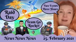 Old News! Raid Day and you get Team Go Rocket Special Research in Pokemon Go on February 2021