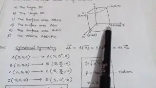 1.7 Numerical based on CYLINDRICAL coordinate system for B-Tech ,GATE ,IES..
