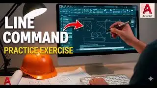 AutoCAD Line Command Practice Exercise in Tamil | Step-by-Step Tutorial