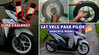 Cat Velg Putih Vario 125 Led New Pake Sapporo Ultimate Hasilnya Cakep🔥 #pv5
