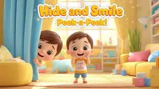 Hide and Smile 🎵 | Peek-a- peek Kids Song | Clap, Laugh & Play for Toddlers!