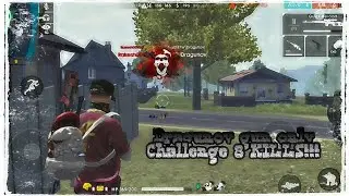 8 KILLS DRAGUNOV ONLY CHALLENGE RUSH HOUR !! Free Fire Battlegrounds !!!