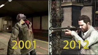 Evolution Max Payne Games 2001 - 2012