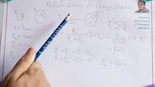 37  Capacitors 3  Question 1 on Redistribution of Charge
