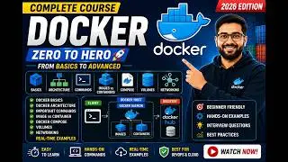 Docker Complete Tutorial |  Architecture, Commands, Images vs Containers, Volumes, Networking