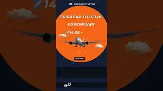 ✨Srinagar To Delhi Flight Fare✈️ | Srinagar To Delhi✈️ Lowest Flight Ticket,Srinagar To Delhi Flight