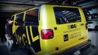VAN FORRADA EN AMARILLO CROMO MATE by MASTER WRAP MX