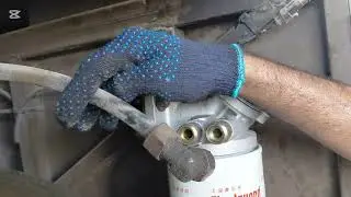 How  To Change || SUNWIN BUS || FUEL WATER SEPARATOR ASSEMBLY 