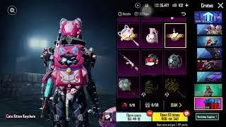 New PUBG Custom Crate! Red battlecat set! Weapon skin! Helmet! Backpack! | PUBG MOBILE