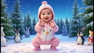 Happy Winter Animals | Fun Winter Learning & Action Video for Toddlers