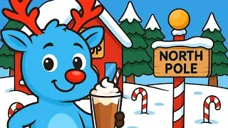 🎄🦌 Oatmeal The Blue Reindeer | Christmas Song For Kids | Santa Claus #christmassongs #christmasmusic