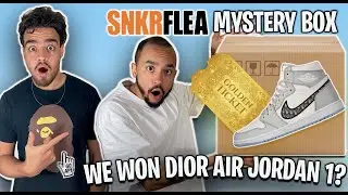 THE $10,000 AIR JORDAN 1 DIOR HYPEBEAST MYSTERY BOX FROM SNKRFLEA!!