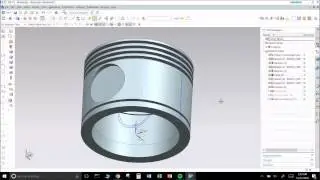 Unigraphics NX: Piston of Radial Engine Modeling