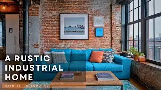 Warehouse Style Living | A Rustic Industrial Home with Retro Touches