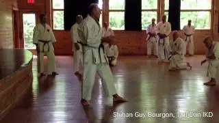 Teaching Bassai Dai | IKD Kensushei Training | Shihan Guy Bourgon 7th Dan IKD