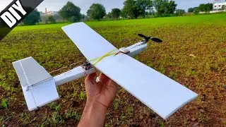How to make rc plane | rc plane with homemade propeller gearbox | #rcplane #remotecontrol