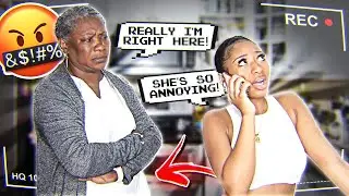 TRASH TALKING MY GRANDMA ON THE PHONE TO SEE HER REACTION... *BIG MISTAKE*