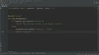 381 - Implementando um cookie no Bottle Python
