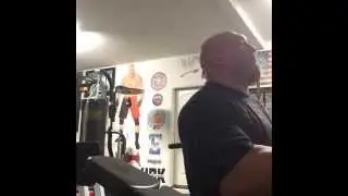 CmPuke101 working out in the morning ( warming up )