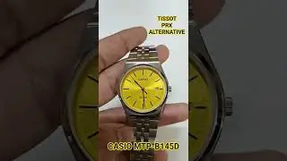 TISSOT PRX Alternative from Casio | MTP-B145D #casiowatch #casio #watch #trending #shorts #vintage