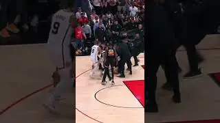 Mason Plumlee & Steven Adam&rsquo;s FIGHT #shorts #nba #fight