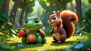 Tutu Turtle Eats a Strawberry | Fun Food Song for Kids | Preschool Rhymes & Healthy Eating