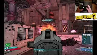 Borderlands 2 plays GREAT with a Steam Controller! (Hand Cam Gameplay)