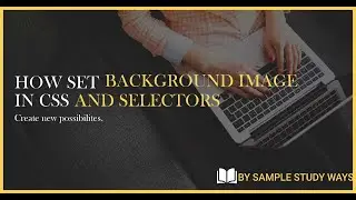 How to use background image in css and CLASS Selector