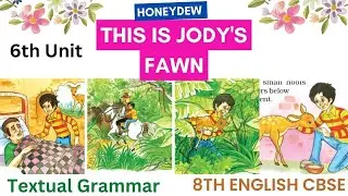 💐8th English CBSE Syllabus Honeydew Unit-6