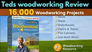 Teds woodworking Review: Get 16,000 woodworking projects step by step instructions.