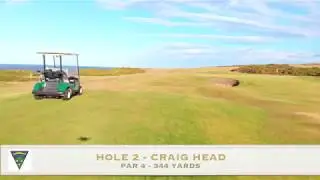 Moray Golf Drone - Hole 2 Fly By, Strathlene Buckie Golf Club