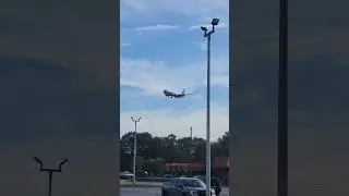 Navy P-8A Poseidon working the Pattern at Dobbins ARB