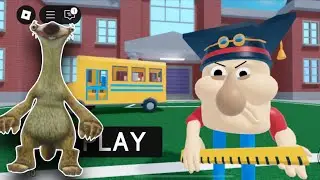 Ice Age Sid Vs Epic School Escape Obby Full Gameplay