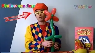 Sculpture Ballons : R&eacute;aliser une fleur. Explications comment faire cette fleur.