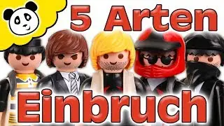 Playmobil Polizei - 5 ARTEN EINBRECHEN - Playmobil Film