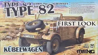 Meng 1/35 Scale Type 82  Pkw.K1 Kubelwagen _ First Look