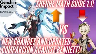 Shenhe Math Guide 1.1! New Changes and Updated Comparison Against Bennett in More Detail!