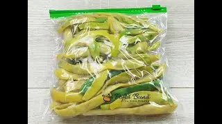 Fasole verde congelata - pastai la congelator pentru iarna - Gina Bradea