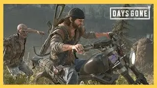 Days Gone game play! Awesome open world zombie PS4 exclusive - Sponsored by Sony | Swiftor