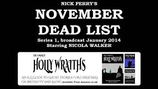 November Dead List - Series 1 and 2 (2014-15) by Nick Perry; starring Nicola Walker and Lia Williams