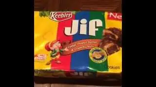 15 Second Food Review: Keebler Jif Fudge, Peanut Butter & Crunchy Nuts Cookie