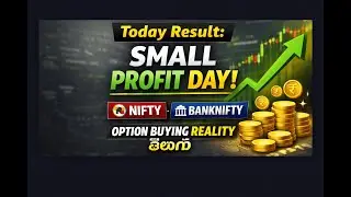 Today Small Profit | NIFTY & BANKNIFTY Option Buying Reality |  stock market #india #stockmarket