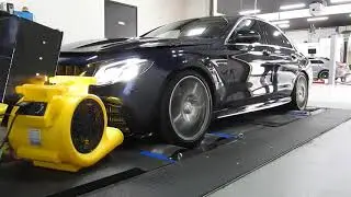 Extreme Mercedes Benz W213 E63 s stage 2 with decat, catless downpipes. Incredible exhaust sounds!