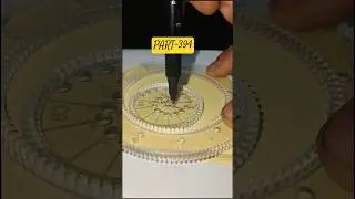 Simple Spirograph Design Number 394 #shorts