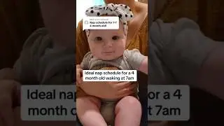 Ideal 4 months sleep schedule