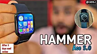 Hammer Ace 3.0 smartwatch unboxing & review⚡️1.85 inch IPS Display with called under ₹1500