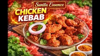 Restaurant-Style Chicken Kebabs | The Sunita Essence | EASY Recipe #recipe  #cooking